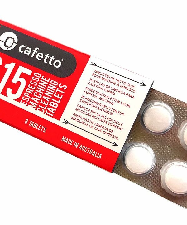 Cafetto S15 High Performance Espresso Machine Cleaning Tablets (8 Tablets Blister)