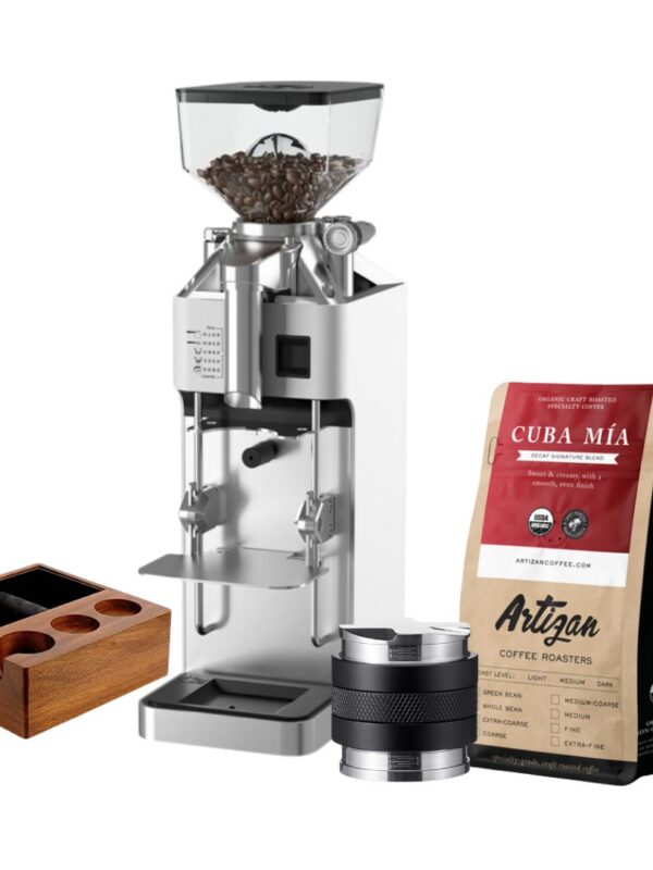 HeyCafe H1 Coffee Grinder White Bundle